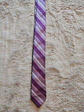 Bar 3 Purple striped tie
